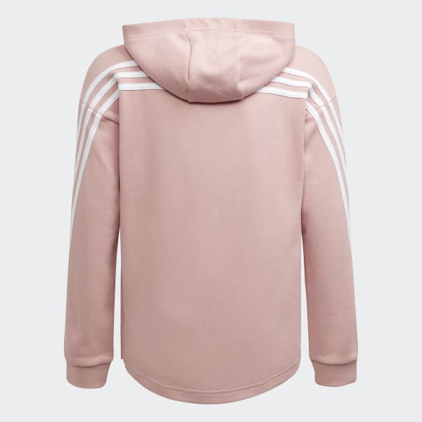 Adidas 3 stripe zip hoodie women's online