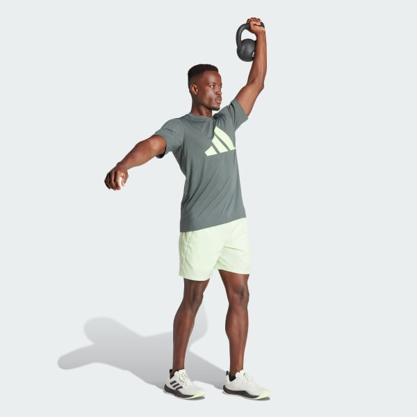 Grey Train Essentials Feelready Logo Training Tee