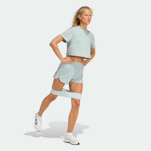 mau-xanh-la Quần Short Pacer Workout Woven High Rise