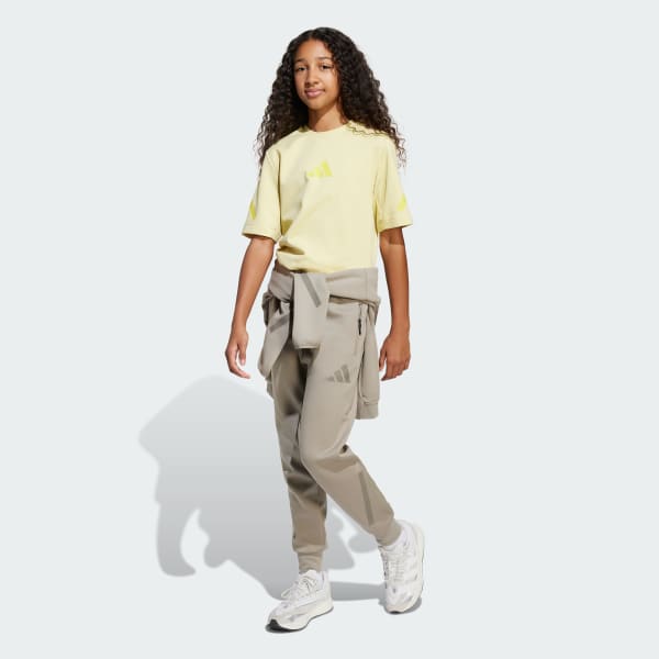 Yellow adidas Z.N.E. Tee Kids