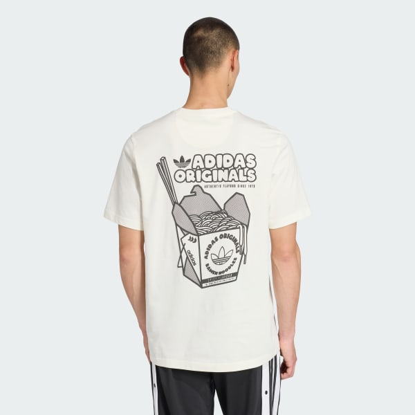 Blanco Camiseta Ramen Box GFX Loose