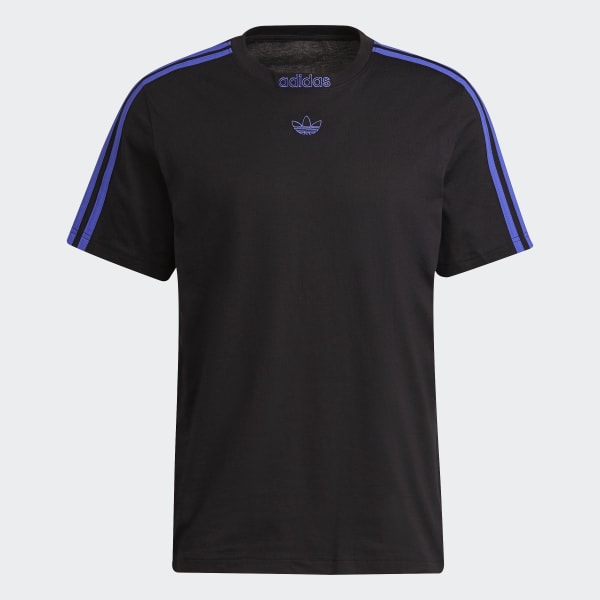 adidas SPRT 3 Stripes Tee Black adidas Philippines