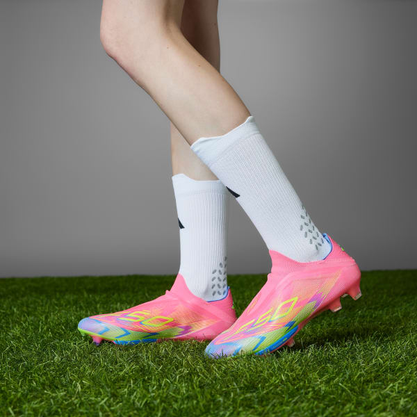 Pembe F50+ Çim Saha Kramponu