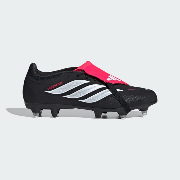 Preto Botas de Futebol com língua dobrada PREDATOR LEAGUE - Piso mole