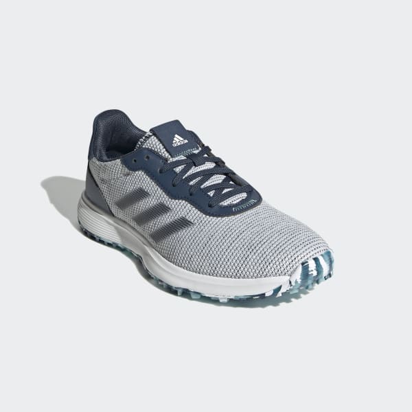 blue adidas golf shoes