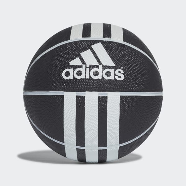 adidas Balón de Básquet Rubber X 3 Franjas (UNISEX) - Negro | adidas Mexico
