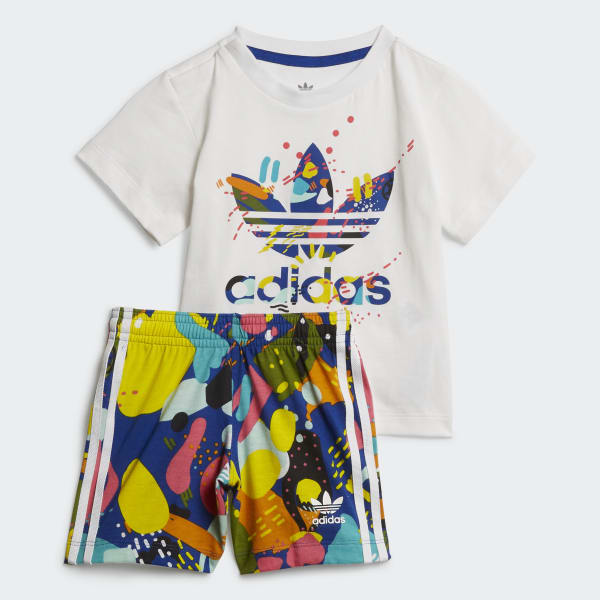 adidas Shorts und T Shirt Set Weiß | adidas Austria adidas Originals Set: I Pharrell Set Kleinkinder Outfits