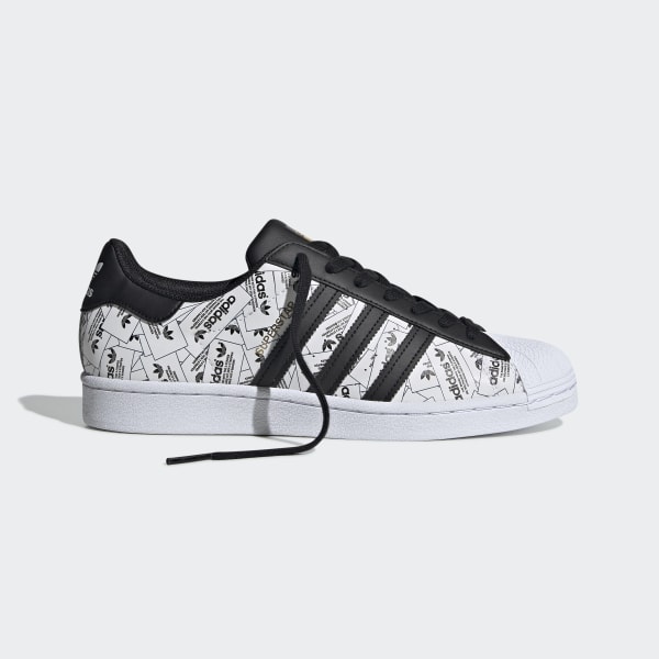 super star adidas blanche