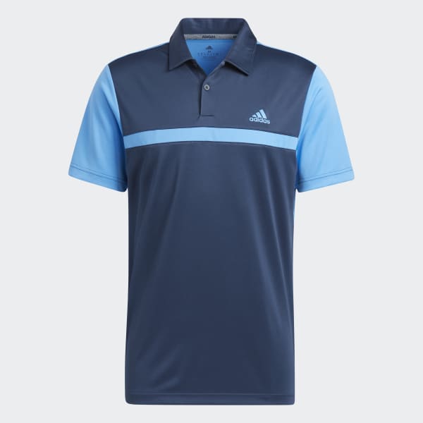 Blue Colorblock Polo Shirt CS936