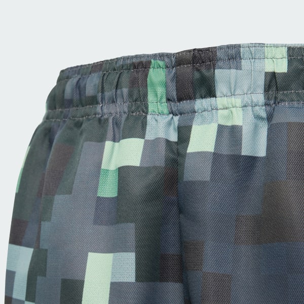 Gron adidas Originals x Minecraft träningsbyxor