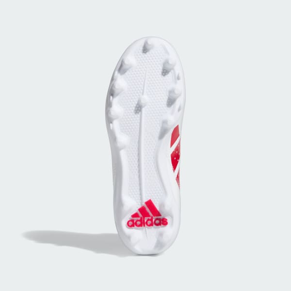 Hvit Adizero Impact.2 American Football Sko med knotter