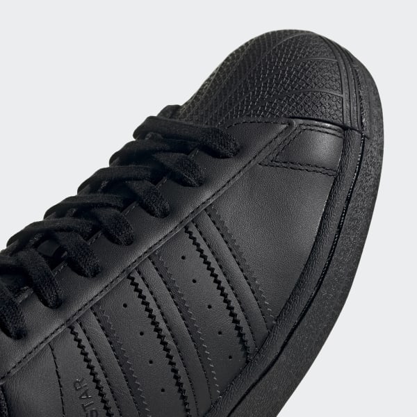 สีดำ รองเท้า Superstar GVS47