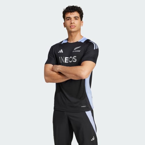 Sort All Blacks Rugby AEROREADY Short Sleeve T-shirt