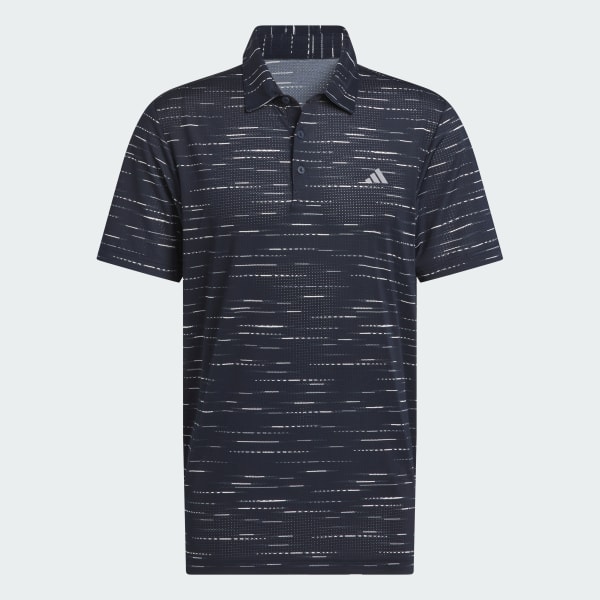 Blue Ultimate365 Mesh Glimmer Print Polo Shirt