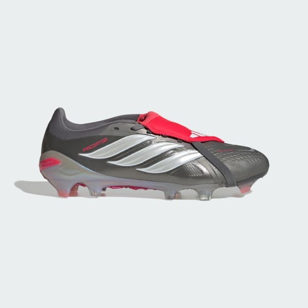 Grau PREDATOR PRO Fold-Over Tongue Firm Ground Fußballschuh