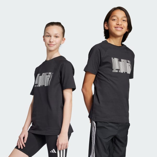 Black Emerging Harmony Graphic Tee Kids