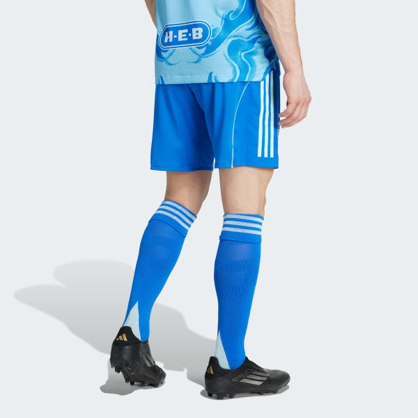 Azul shorts visitante Tigres UANL 25/26 Versión Jugador