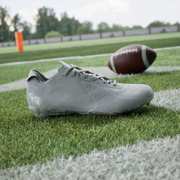 Grey Adizero Electric II SMU Football Cleats