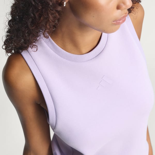 Morado Polera sin Mangas Soft Lux