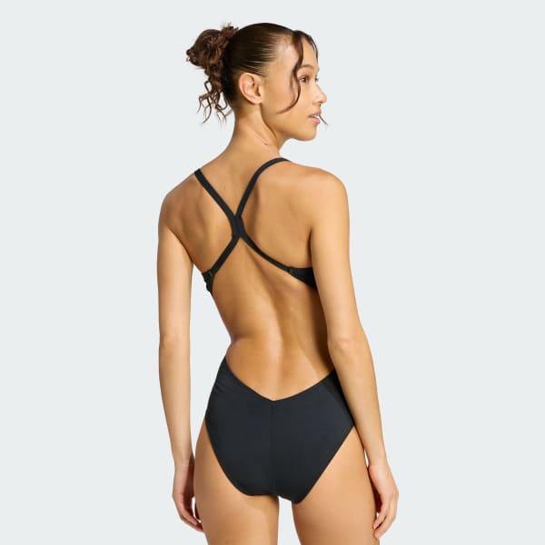 Svart RIPSTREAM TEAM THIN STRAPS C-BACK BADEDRAKT