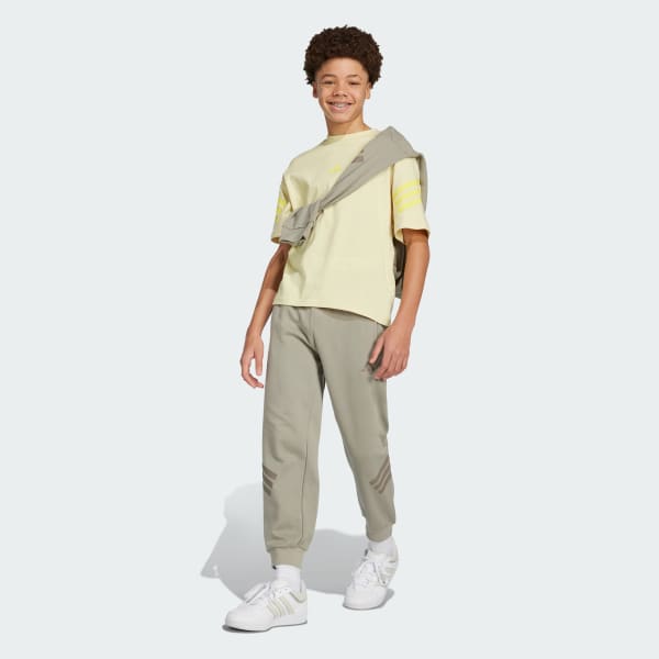 Yellow Future Icons 3-Stripes Tee Kids
