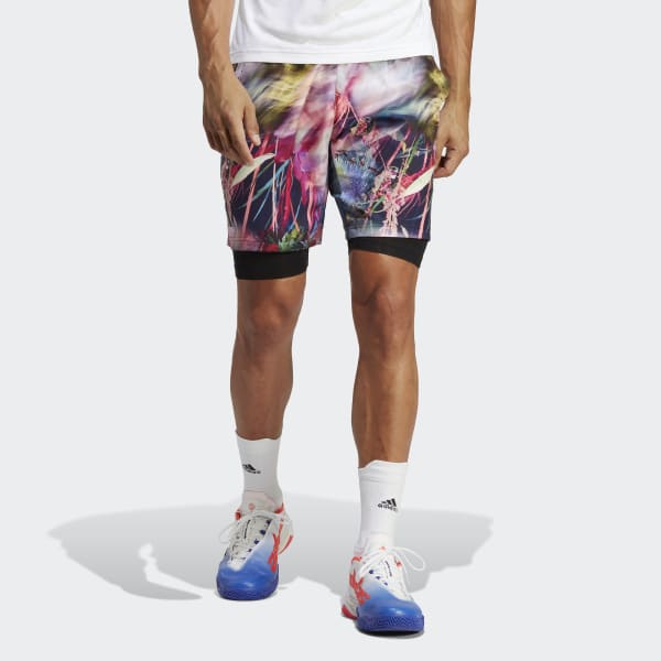 adidas Ergo Tennis Graphic Shorts - Multicolor Men's Tennis | adidas