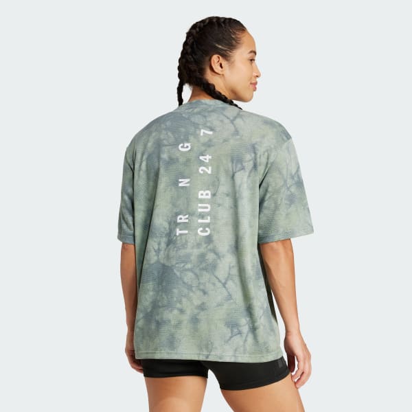 Grey Climacool Training Club 24/7 Graphic Tee