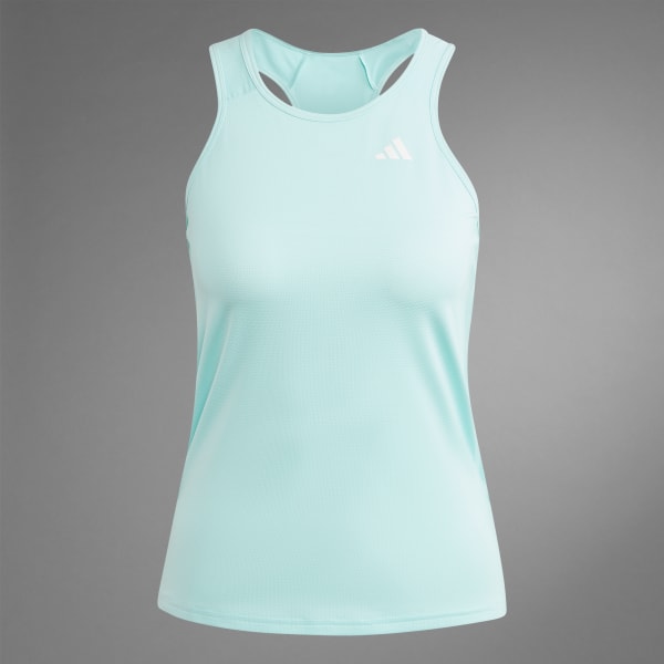 adidas Own the Run Running Tank Top Turquoise adidas Thailand