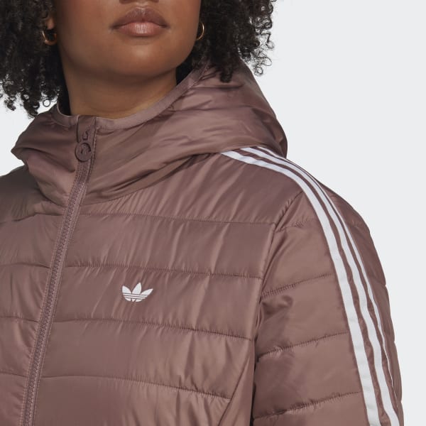 Paars Premium Slim-fit Jack met Capuchon (Grote Maat) TB105