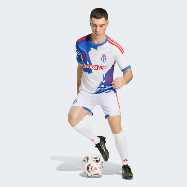 Blanco shorts Visitante Universidad de Chile 26