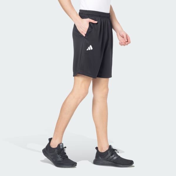 Black Logo Shorts