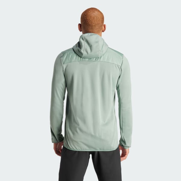 adidas Terrex Multi Hybrid Insulated Hooded Jacket - Green | Men\'s Hiking |  adidas US