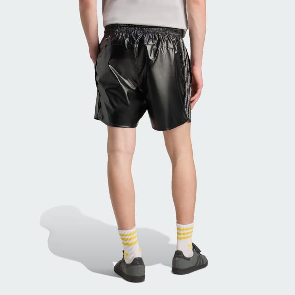 Black Cutline Shorts