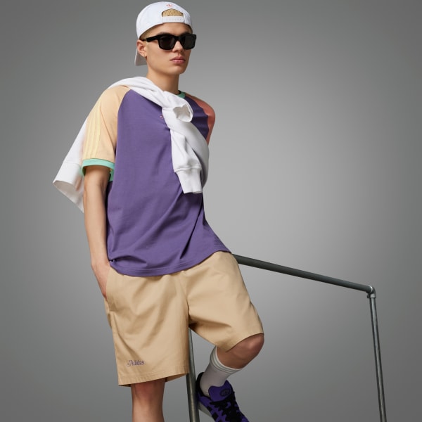 Beige Enjoy Summer Cotton Shorts