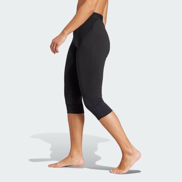 Schwarz Xperior Merino 200 Baselayer 3/4-Leggings