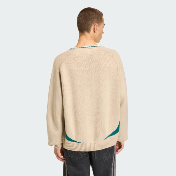 Beige ADICOLOR BLOKECORE PULLOVER UNISEKS