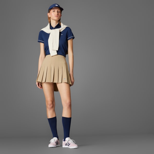 Beige Jupe-short plissée Originals