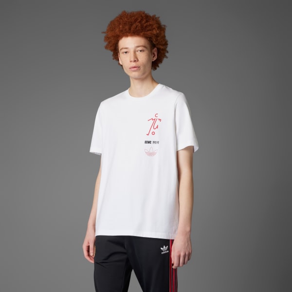 Hvit Manchester United '91 T-skjorte