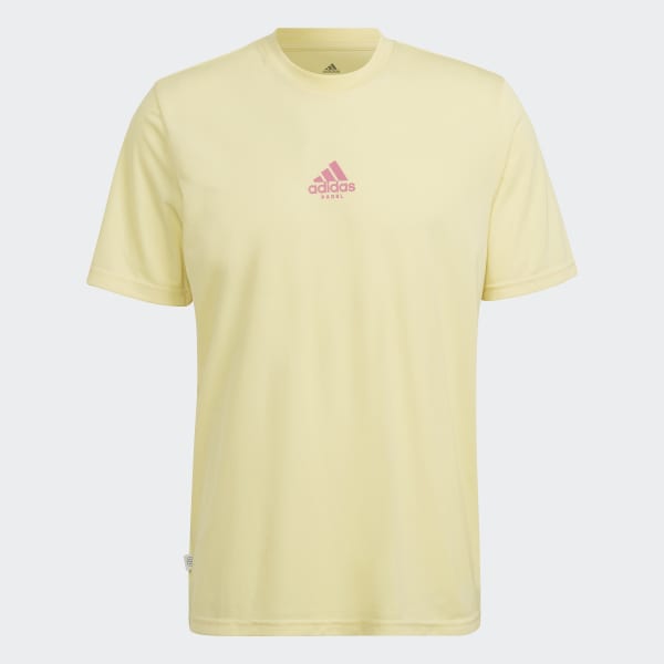 Amarelo T-shirt de Padel CN423