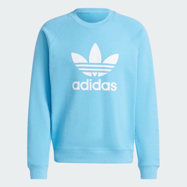 Μπλε Adicolor Classics Trefoil Crewneck Sweatshirt
