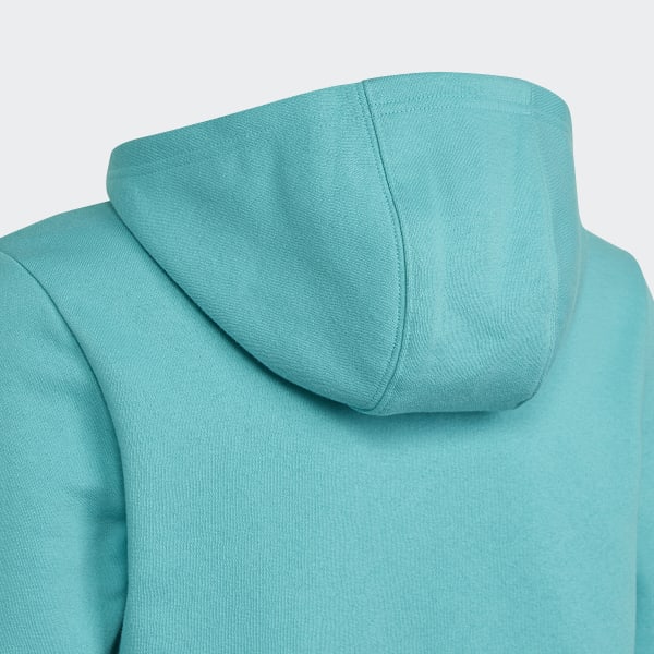 Turquoise Sweat-shirt à capuche Adicolor JEA62