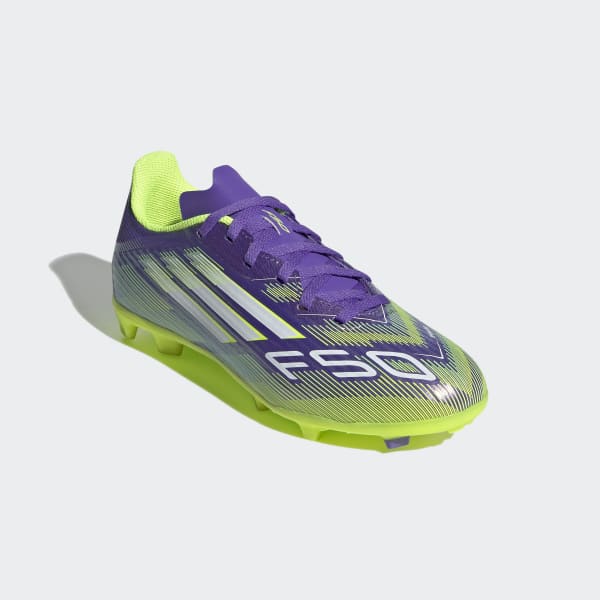 シューズ F50 FG 27.5 adidas F50 League Firm/Multi-Ground Cleats Kids - Purple