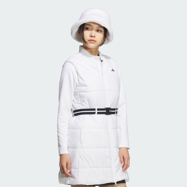 アディダス 【ゴルフ】WIND. RDY中わた入りベストロング丈 - ホワイト