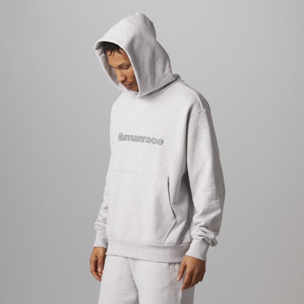 Grey Pharrell Williams Basics Hoodie (Gender Neutral) ZF401