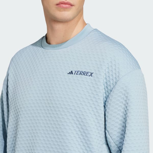 adidas Terrex Xploric Crewneck Sweater - Grey | Free Shipping with