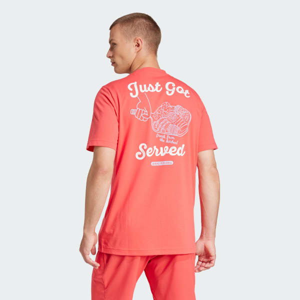 Czerwony Pickleball Served Graphic Tee