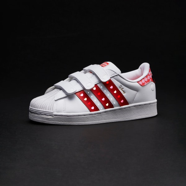 ブラック アディダス ディズニー SST LEDライト キッズ / Adidas Disney SST LED LIGHTS CF EL C