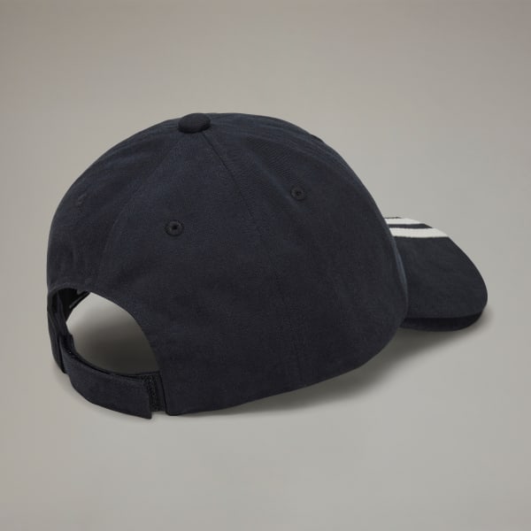 帽子 Y-3 STRIPES CAP Y-3 Stripes Cap Black - Wrong Weather