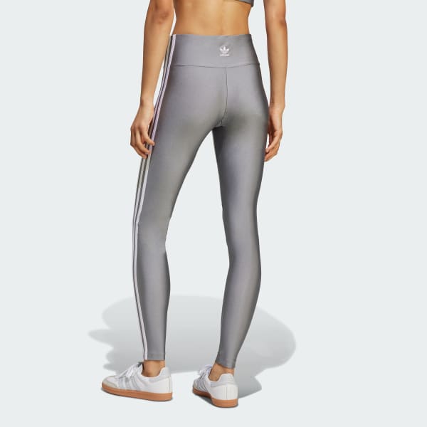 Cinza Legging Poliéster Adicolor Três Listras