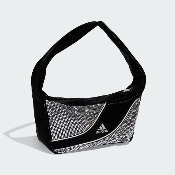 Negro BOLSA CRUZADA PEQUEÑA CON PEDRERÍA